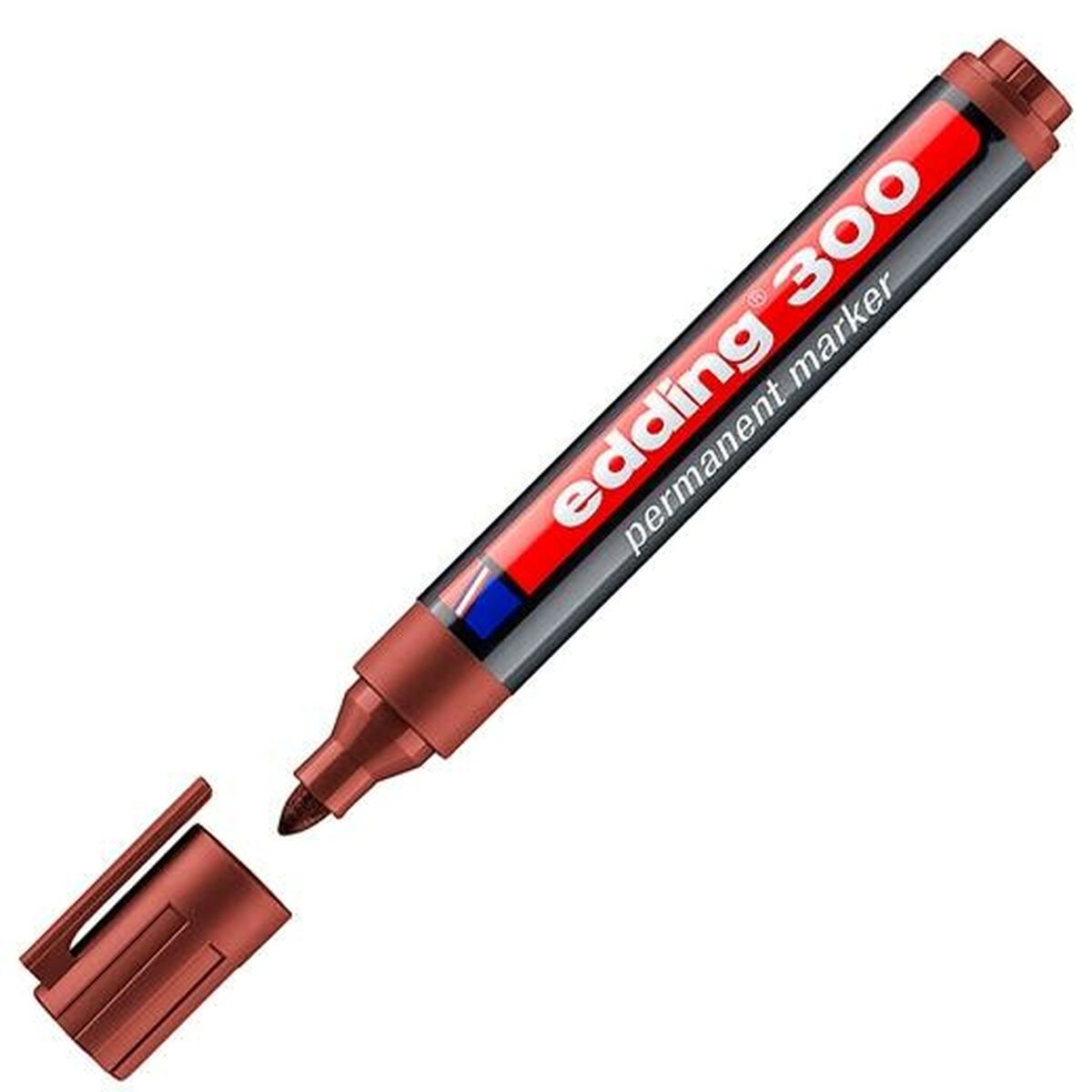 Trajni marker Edding 300 Rjava (10 kosov)